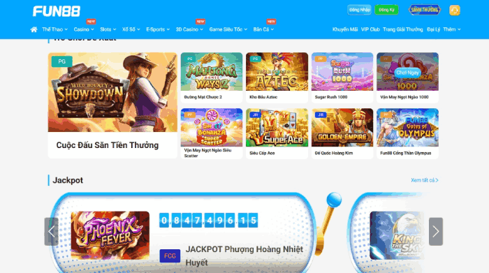 nhà cái nổ hũ Fun88