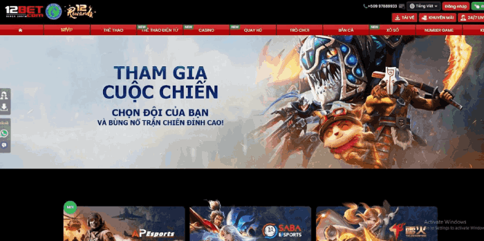 sản phẩm 12BET